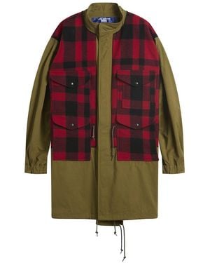 Junya Watanabe X Filson Mackinaw Wool Jacket - Red