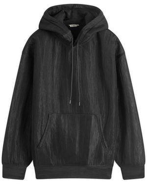 AURALEE Elastic Sheer Nylon Parka Jacket - Black