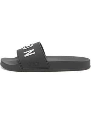 DSquared² Icon Logo Slide - Black