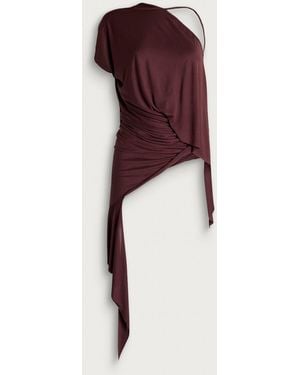 Rick Owens Lilies Tungsten Top - Red