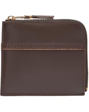 Comme des Garçons Wallet Sa3100Ts Triple Stitch Wallet - Brown