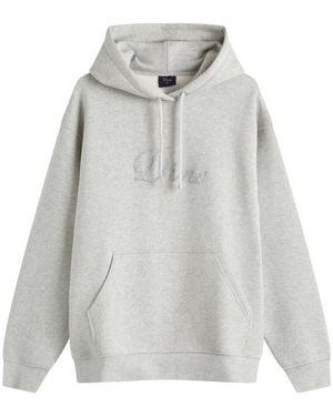Dime Cursive Logo Hoodie - Grey
