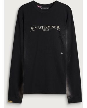 MASTERMIND WORLD Og Vintage Long Sleeve T-Shirt - Black