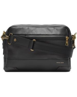 master-piece Gloss Leather Shoulder Bag - Black