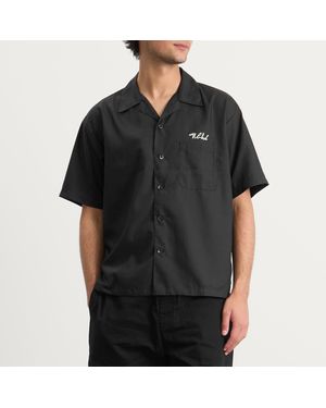 Neighborhood Monogram Pattern Hawaiian Shirt in Black for Men | Lyst