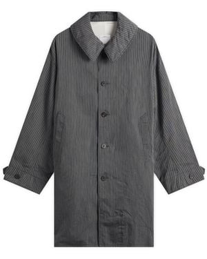Visvim Balmat Stripe Parka Jacket - Gray