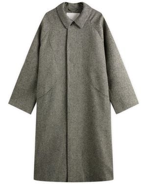 SAGE NATION Takeshi Overcoat - Grey