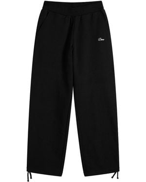 Dime Cursive Small Logo Joggers - Black
