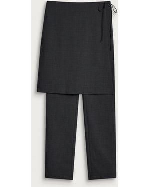 St. Agni Wool Sarong Pants - Multicolor