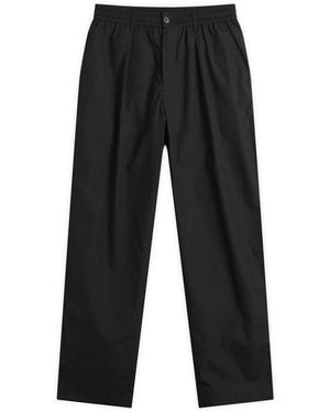 Universal Works Recycled Poly Tech Pleated Track Pant - Black