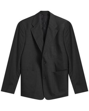 mfpen Wool Patch Pocket Blazer - Black