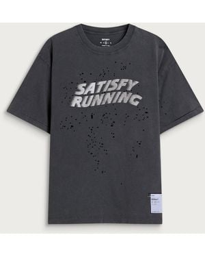 Satisfy Mothtech Glitter Wave T-Shirt - Black