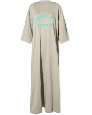 Fear Of God 3/4 Sleeve Dress - Natural