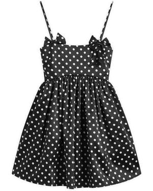 Ganni Mini Strap Dress - Black