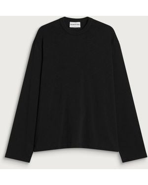 MKI Miyuki-Zoku 220 Gsm Slub Long Sleeve T-Shirt - Black