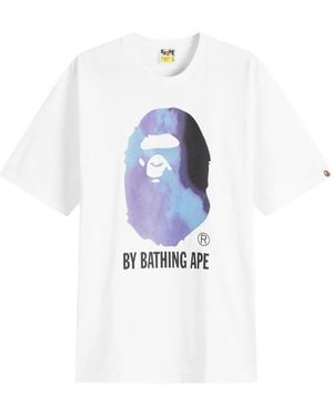A Bathing Ape Tie Dye By Bathing Ape T-Shirt - Blue