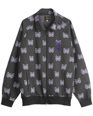 Needles X Kae Tanaka Poly Jacquard Track Jacket - Gray