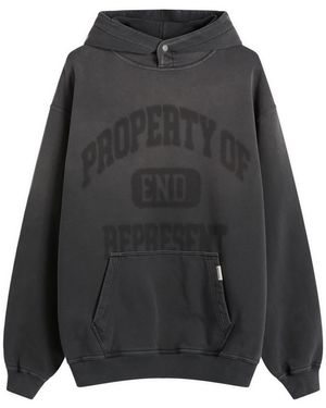 Represent End. X Property Of Hoodie - Black