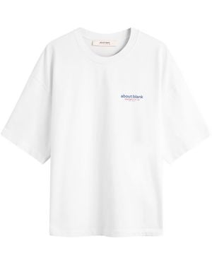 About Blank Tour T-Shirt - White
