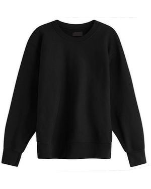 Les Tien Heavyweight Banded Mock Neck Polo - Black