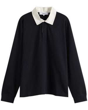 Palmes Ball Rugby Shirt - Black
