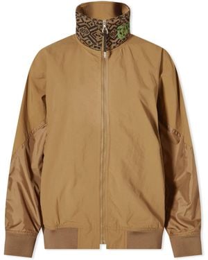 Toga Toga Nylon Track Jacket - Brown