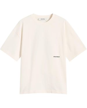 About Blank Box Logo T-Shirt - White