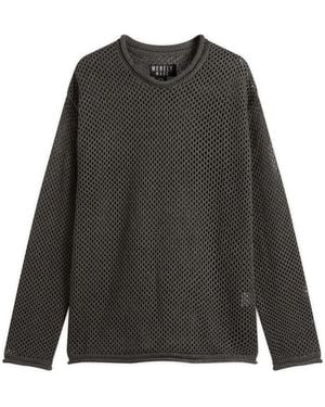 Merely Made Netting Jumper - Black