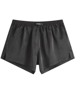 Palm Angels Label Boxer Shorts - Black