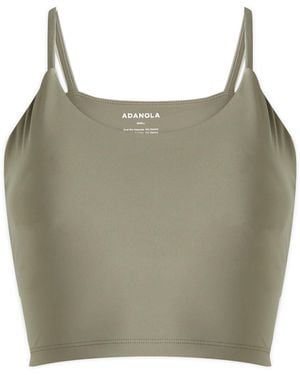 ADANOLA Compressive Active Tank Bra Top - Green