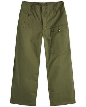 Human Made Straight Cargo Trousers - Green
