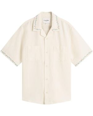 Corridor NYC Spring Bouquet Vacation Shirt - Natural