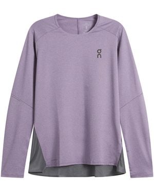 On Shoes Performance Lg T-Shirt - Purple