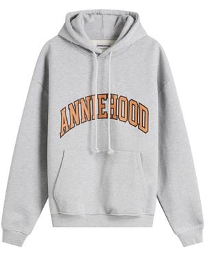 Annie Hood University Arch Hoodie - Grey
