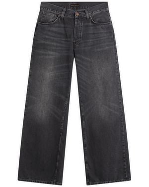 Nudie Jeans Loud Larry Wide Leg Jeans - Grey