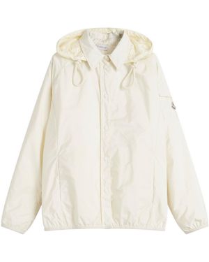 Moncler Lightweight Nylon Shirt Jacket - White