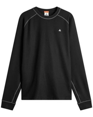 Nike Acg Wolf Long Sleeve Chinati Baselayer - Black