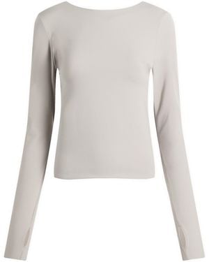 Nike Zenvy Long Sleeve T-Shirt - Grey