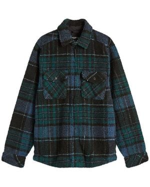 Kavu Mccord Creek Fleece Overshirt - Green
