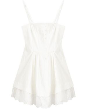 Peachy Den Renee Mini Dress - White