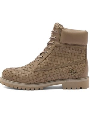 Timberland 6 Inch Woven Lace Boot - Brown