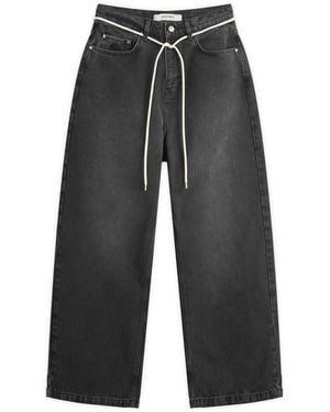 About Blank Wide Leg Denim - Grey