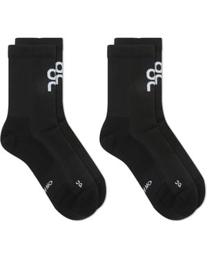 On Shoes Core Run Sock High 2P - Black