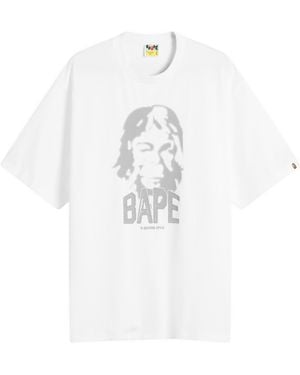 A Bathing Ape Bape Graphic T-Shirt - White