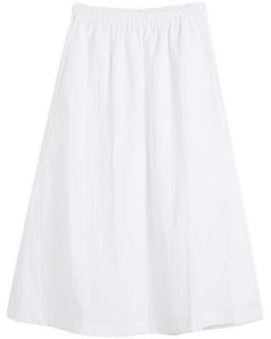 Samsøe & Samsøe Satina Midi Skirt - White