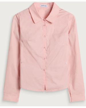 Peachy Den Cinch Shirt - Pink