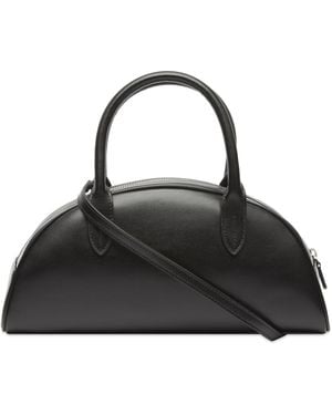 DUNST Leather Bowling Bag - Black