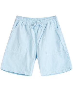 Service Works Poplin Chef Shorts - Blue