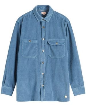 Armor Lux Corduroy Overshirt - Blue