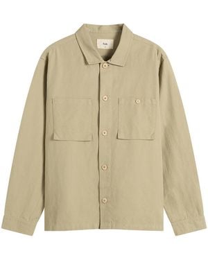 Folk Patch Overshirt - Natural